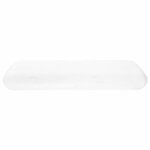 vidaXL Coussin de sommeil Uni Blanc 70 x 36 x 13 cm