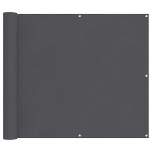 vidaXL Écran de balcon 90 x 200 cm Oxford alu enduit de PU