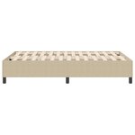 vidaXL Cadre de lit plateforme Vert gris 120 x 200 cm tissu