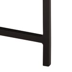 vidaXL Table basse 54x54x35 cm bois de manguier solide et fer
