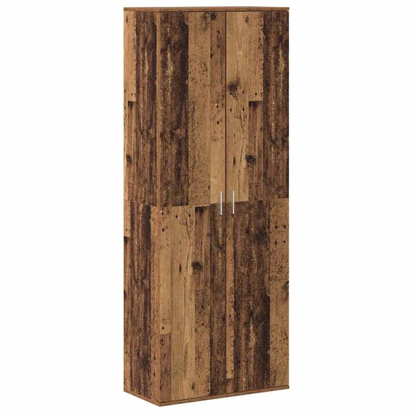 vidaXL Haut Armoire Bois ancien 70 x 33 5 x 180 cm Bois d'ingénierie