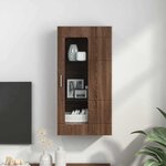 vidaXL Cabinet en Bois Chêne brun 50 x 29 x 100 cm Bois d'ingénierie