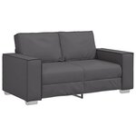 vidaXL Canapé Gris 160 x 80 x 84 cm tissu