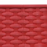 vidaXL Jupe de sapin de Noël Rouge Ø65x19 5 cm