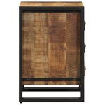 Table de chevet vidaXL 40x35x50 cm en bois de manguier massif