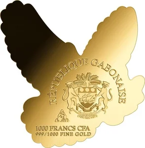 Pièce de monnaie en Or 1000 Francs g 0.031 (1/1000 oz) Millésime  PEACE DOVE