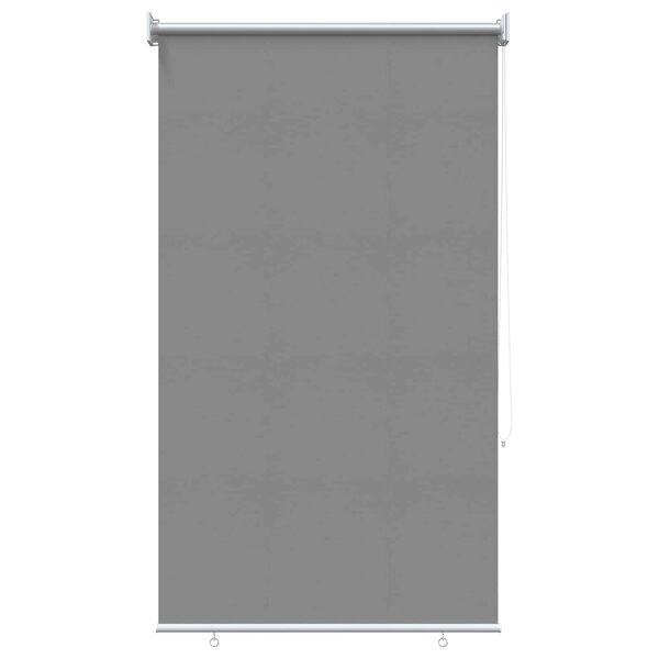 vidaXL Store enrouleur Protection UV Gris clair 100 x 140 cm Polyester