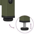 vidaXL Buffet vert olive 36x39x107 cm acier laminé à froid