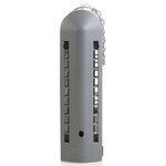 Domo lampe anti-insectes avec lumière uv 20 w 2500 v argenté