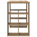 vidaXL Bureau d'angle Chêne artisanal Bois d'ingénierie Moyen Élégant