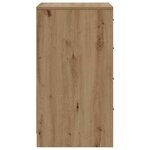vidaXL Buffet chêne artisanal 40 x 41 x 75 cm Bois d'ingénierie