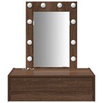 vidaXL Table de Toilette Marron 60 x 40 x 70 cm Bois d'ingénierie