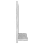 Miroir de salle de bain 40 x 10 5 x 37 cm aggloméré gris 02_0006942