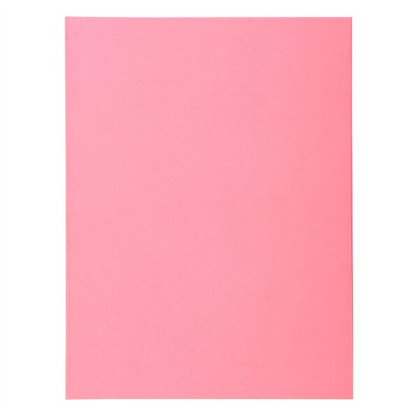 Paquet de 50 chemises 2 rabats SUPER 210 - 24x32cm Rose x 5 EXACOMPTA