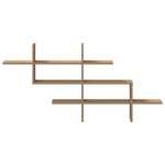 vidaXL Étagère murale chêne artisanal 124 5x18x60 5 cm bois ingénierie