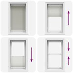 vidaXL Store plissé gris clair 75x150 cm largeur du tissu 74 4 cm