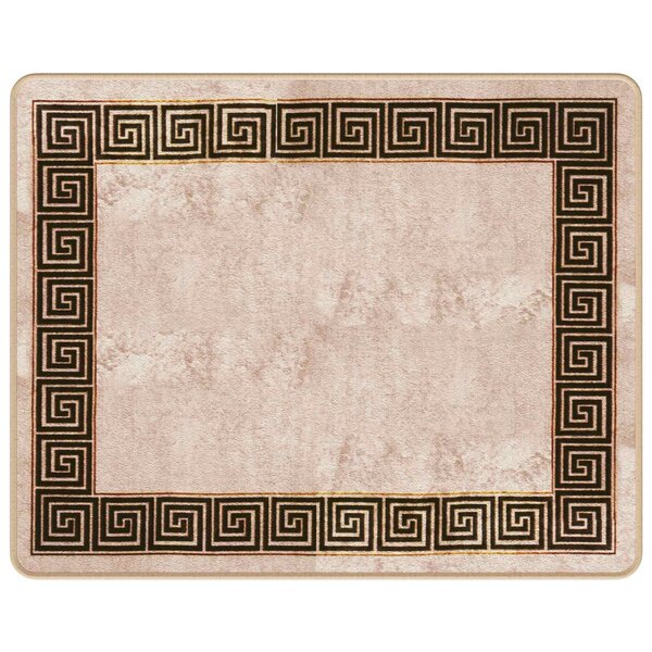vidaXL Coureur de Tapis MARSA Noir 80 x 100 cm Polyester et PVC