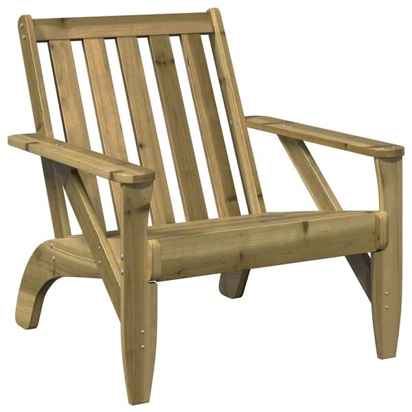 vidaXL Chaise de jardin adirondack 75x77x77 cm bois de pin imprégné