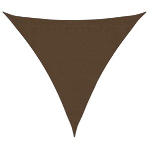 vidaXL Voile d'ombrage 160 g/m² Marron 3 6x3 6x3 6 m PEHD