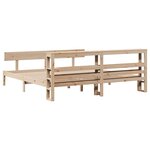 vidaXL Cadre de lit sans matelas 200x200 cm bois massif de pin