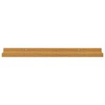 vidaXL Étagère Murale 2 Pièces Beige 60 x 9 x 3 cm Bois d'ingénierie