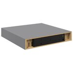 vidaXL Étagère flottante murale gris 23x23 5x3 8 cm MDF
