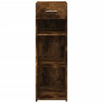 vidaXL Buffet chêne fumé 30x42 5x93 cm bois d'ingénierie