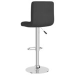 vidaXL Tabouret de bar Noir Tissu