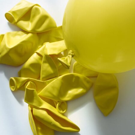 Ballons de baudruche gonflables Jaune 10 pièces