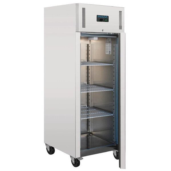 Armoire réfrigérée 650 l - positive - polar - r600a - inox1650201pleine x74 5x83 5mm
