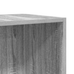 vidaXL Tables d'appoint 33 x 33 x 34 cm Engineered Wood Sonoma gris
