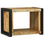 vidaXL Cube Mural Marron 55 x 35 x 40 cm Bois de manguier massif