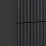 vidaXL Cabinet de chevet Noir 43 x 34 5 x 48 cm Bois d'ingénierie