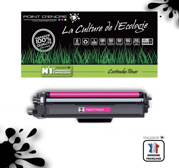 TN247 / TN243 - MAGENTA - Grande capacité