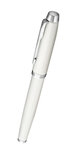 PARKER IM stylo plume, laque blanche, Plume fine, attributs chromés, en écrin