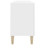 vidaXL Meuble TV Blanc 150x30x50 cm Bois d'ingénierie