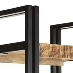 vidaXL Bibliothèque à 5 niveaux 40x30x180 cm Bois de manguier massif