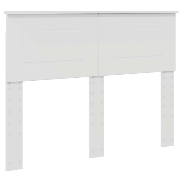 vidaXL Tête de lit Blanc 120 cm Bois d'ingénierie