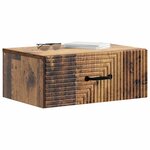 vidaXL Cabinet de chevet mural Bois ancien 49 x 34 5 x 20 cm