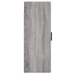 vidaXL Armoire murale sonoma gris 34 5x34x90 cm bois d'ingénierie
