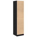 vidaXL Cabinet d'Apothicaire Chêne Noir 40x41x174 5 cm Bois d'Ingénierie