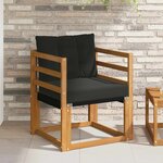 vidaXL 2 Pièce Canapé d’extérieur Bois d'Acacia Massif Naturel