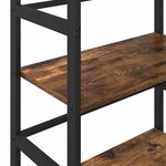 vidaXL Étagère Chêne fumé 60 x 29 5 x 81 cm Bois d'ingénierie