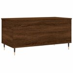 vidaXL Table basse Chêne marron 90x44 5x45 cm Bois d'ingénierie