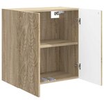 vidaXL Armoire Murale Chêne Sonoma 59 x 31 x 60 cm Bois d'ingénierie