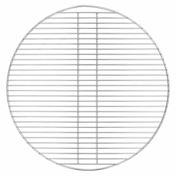 vidaXL Grille de barbecue Argent 57 x 57 cm Acier inoxydable