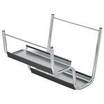 ProPlus Marche-pied double pour caravane/autocaravane noir 360822