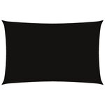 vidaXL Voile de parasol tissu oxford rectangulaire 2 5x5 m noir