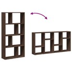 vidaXL Bibliothèque chêne marron 60x20x120 cm bois d'ingénierie