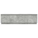 vidaXL Meuble TV Gris béton 180 x 38 x 49 cm Bois d'ingénierie